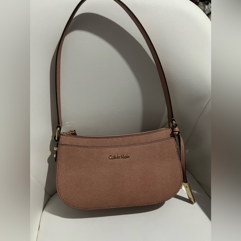 Calvin Klein dusty rose handbag.
